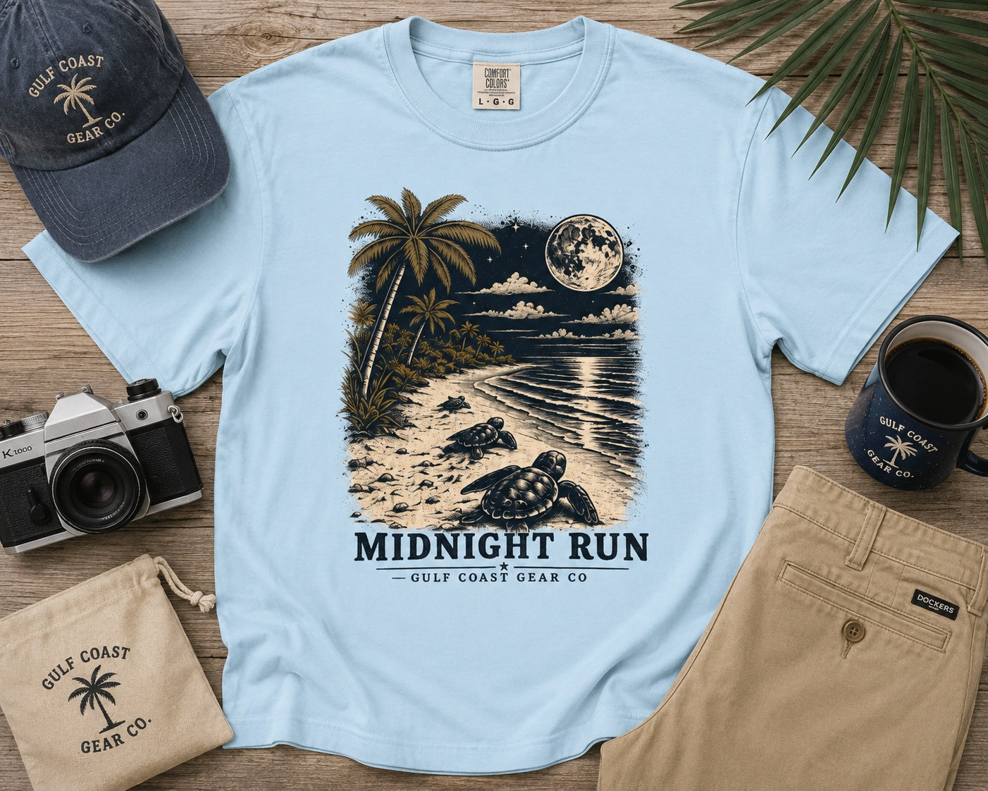 Midnight Run Sea Turtle |  Unisex Heavyweight Tee