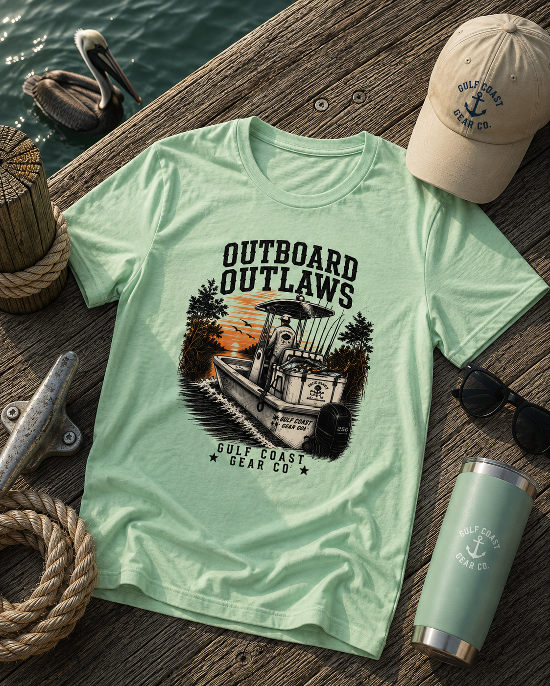 Outboard Outlaws | Premium Heavyweight Tee