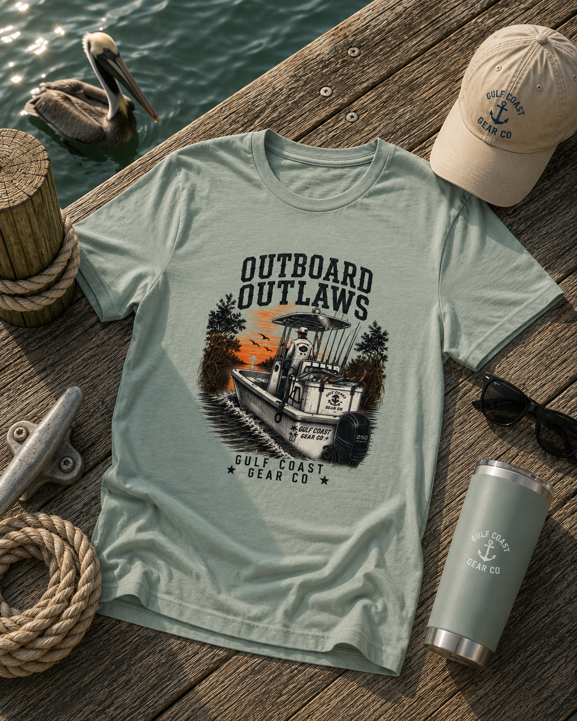 Outboard Outlaws | Premium Heavyweight Tee