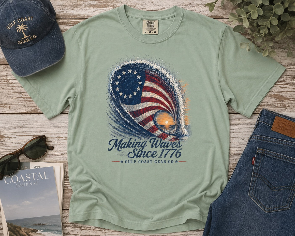 Making Waves Since 1776 | Premium Heavyweight Tee