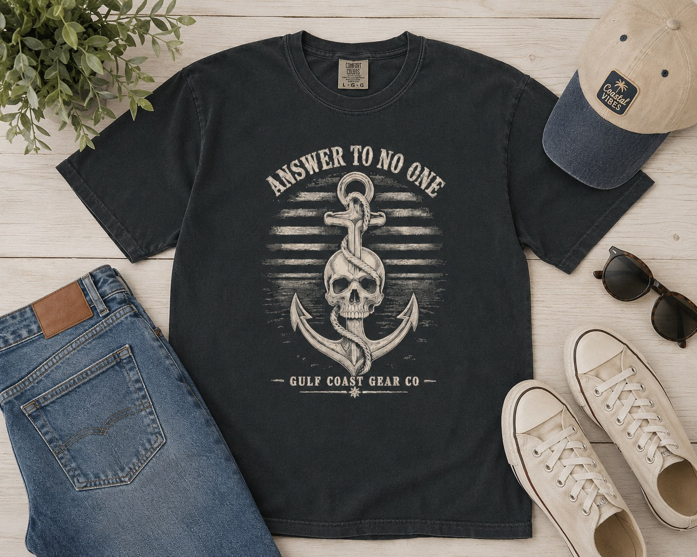 Answer to No One | Light Print | Premium Heavyweight Tee