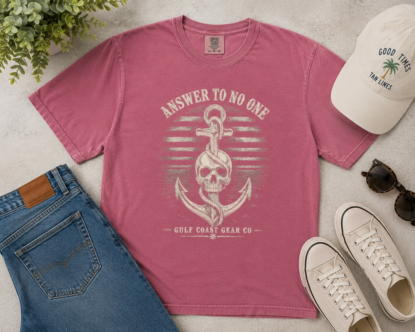 Answer to No One | Light Print | Premium Heavyweight Tee