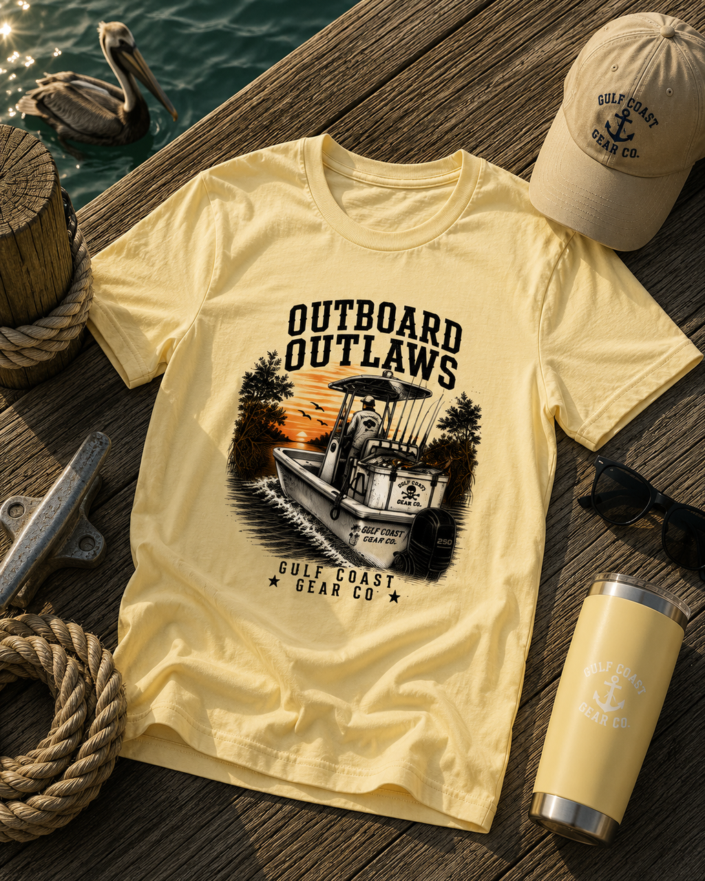 Outboard Outlaws | Premium Heavyweight Tee