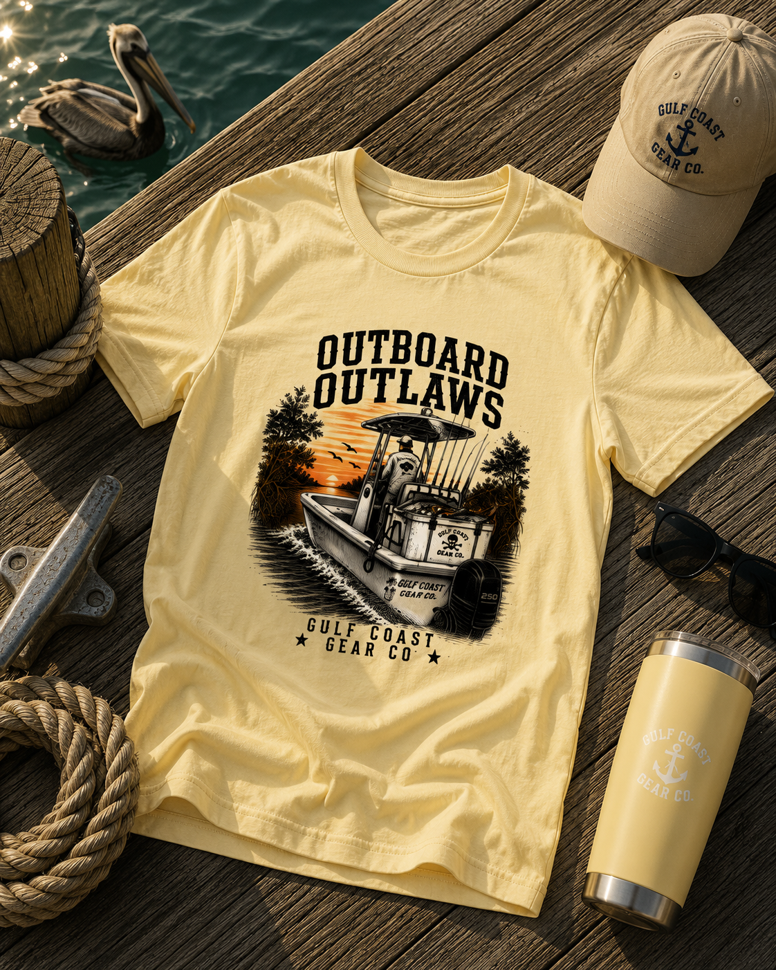 Outboard Outlaws | Premium Heavyweight Tee