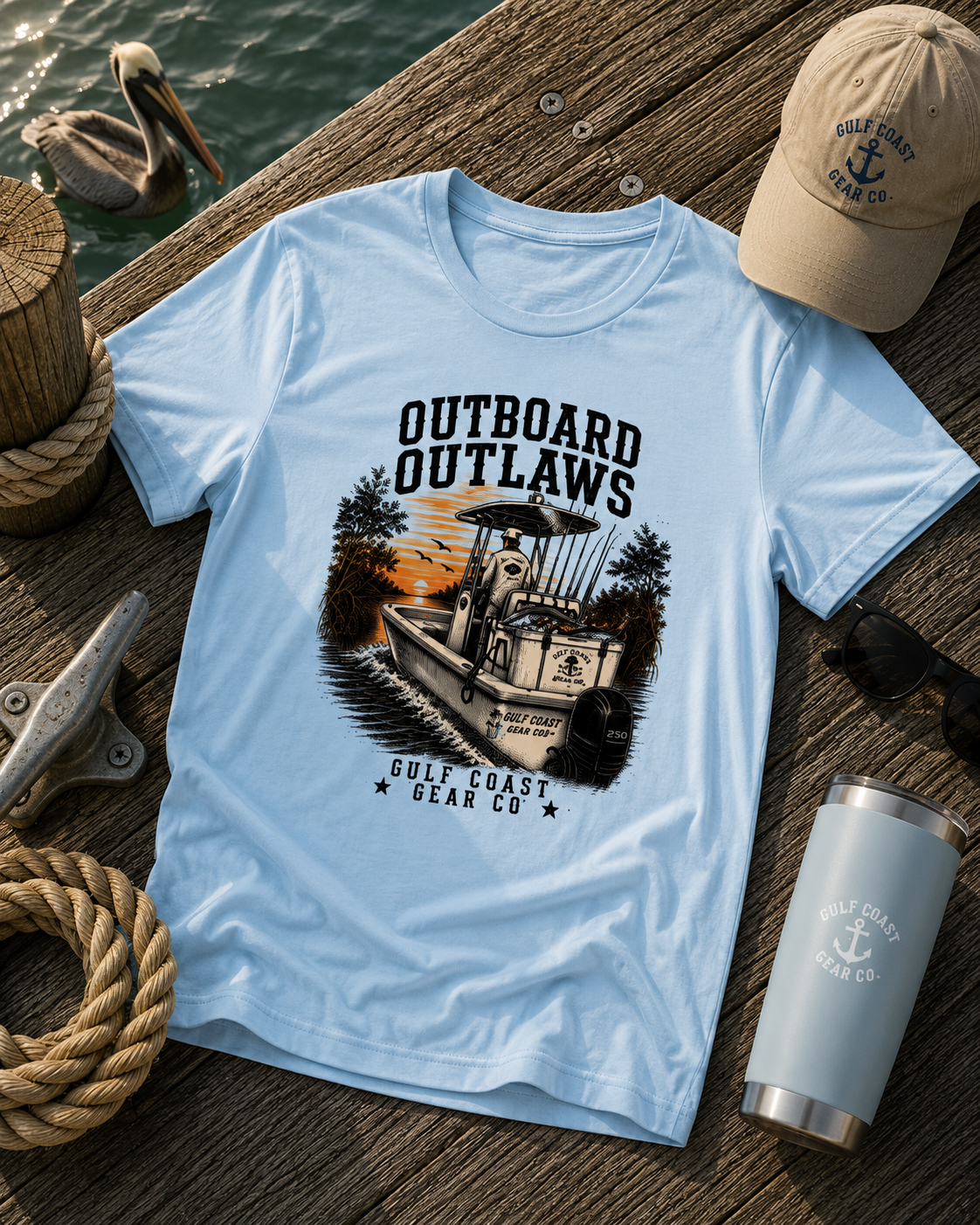 Outboard Outlaws | Premium Heavyweight Tee