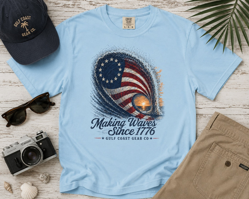 Making Waves Since 1776 | Premium Heavyweight Tee