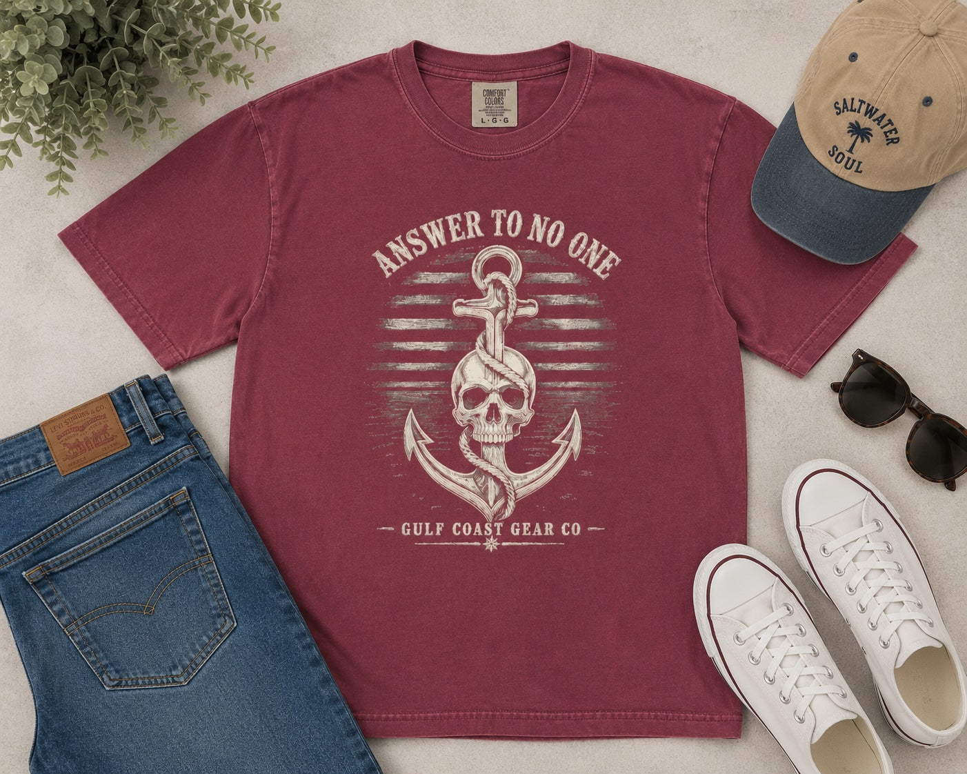 Answer to No One | Light Print | Premium Heavyweight Tee