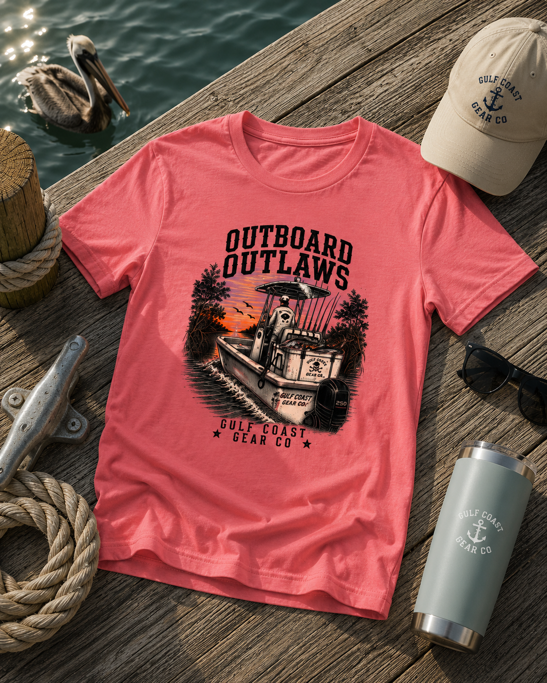 Outboard Outlaws | Premium Heavyweight Tee