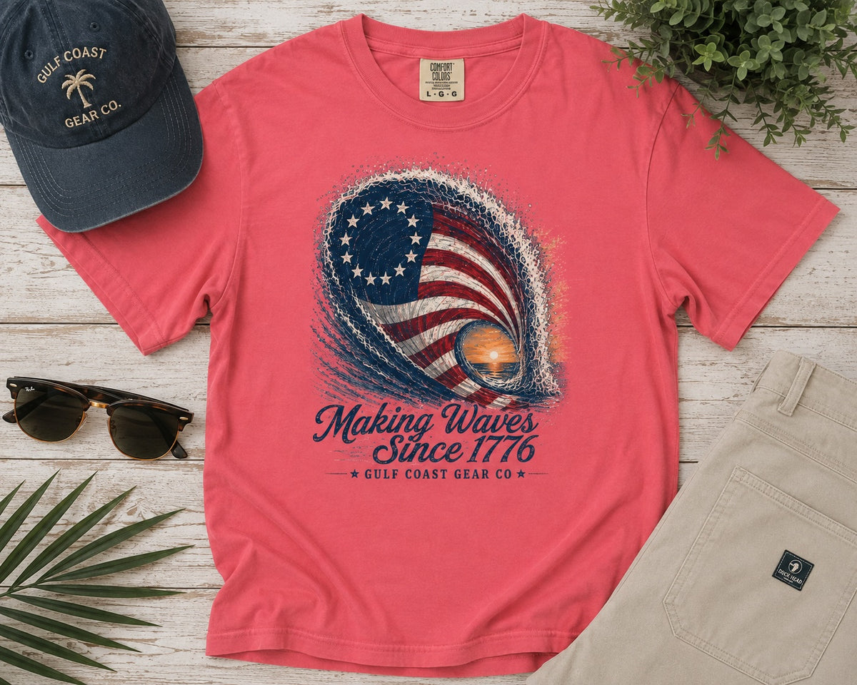 Making Waves Since 1776 | Premium Heavyweight Tee