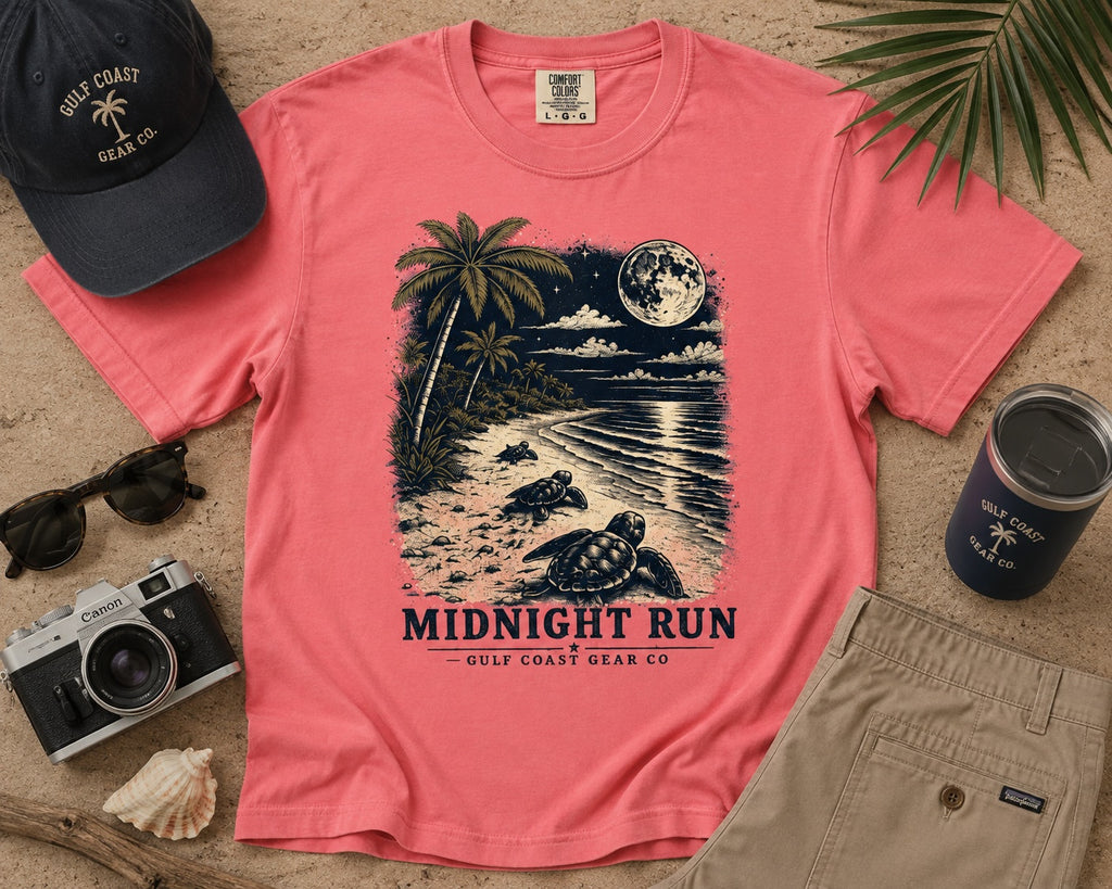 Midnight Run Sea Turtle |  Unisex Heavyweight Tee