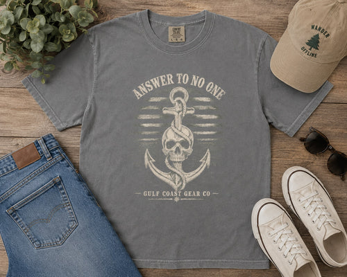 Answer to No One | Light Print | Premium Heavyweight Tee