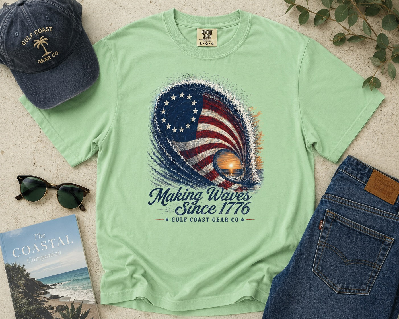 Making Waves Since 1776 | Premium Heavyweight Tee
