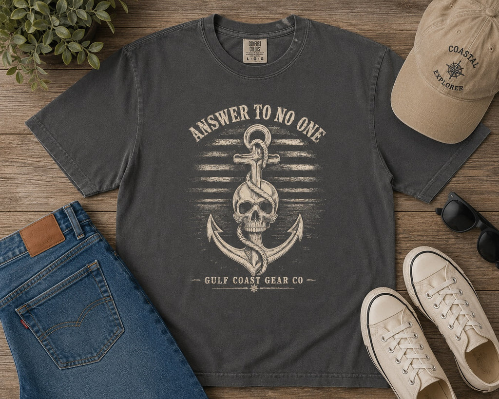 Answer to No One | Light Print | Premium Heavyweight Tee