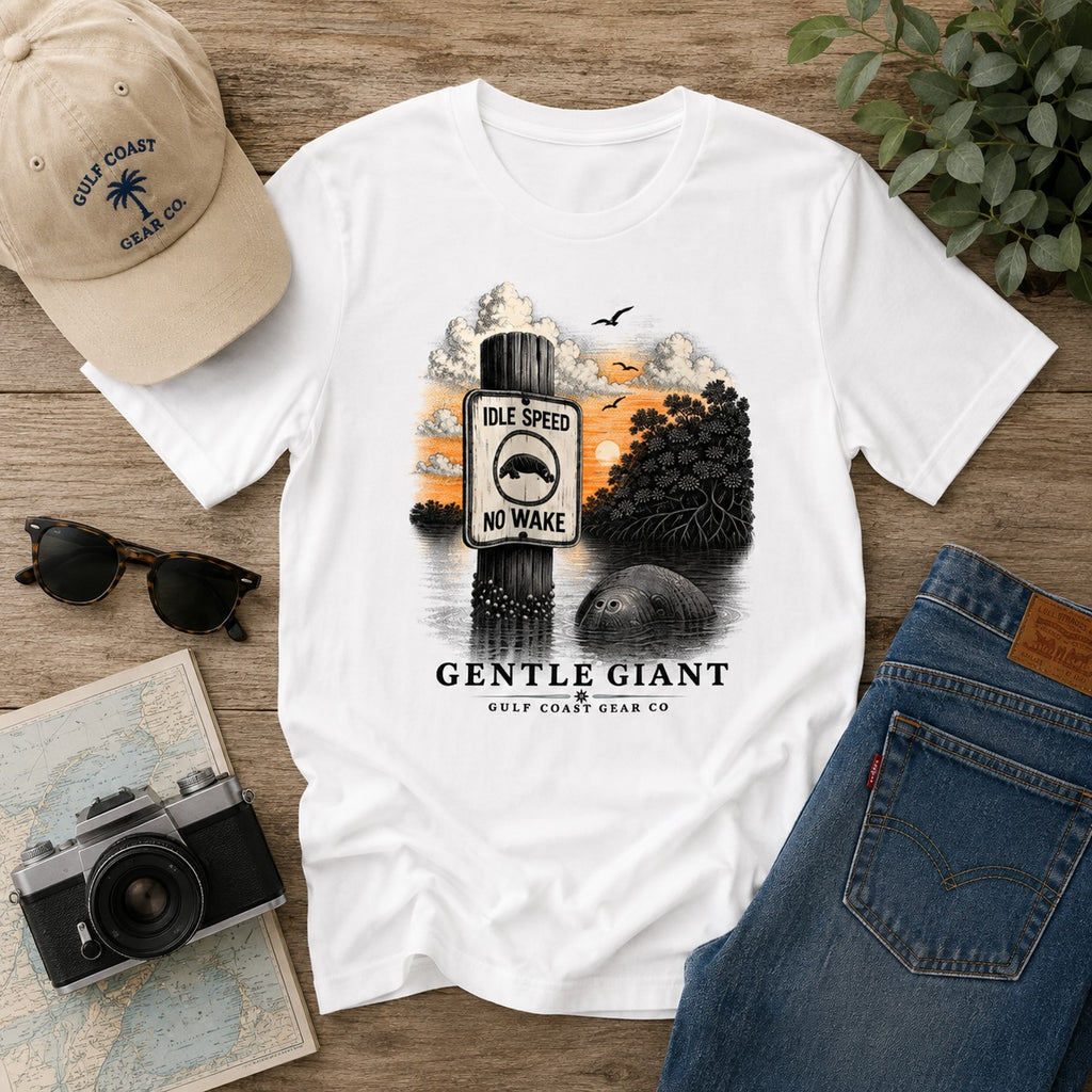Gentle Giant Manatee |  Unisex Crewneck T-shirt