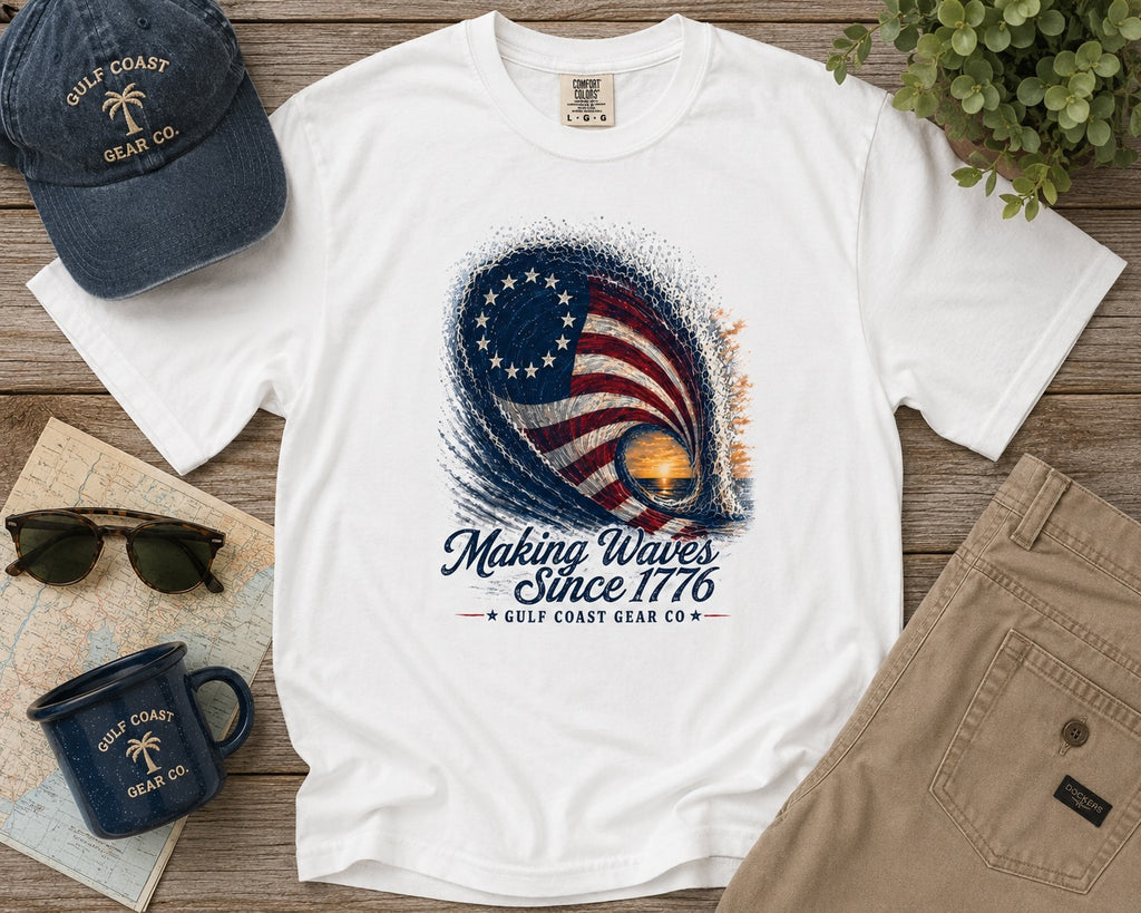 Making Waves Since 1776 | Premium Heavyweight Tee