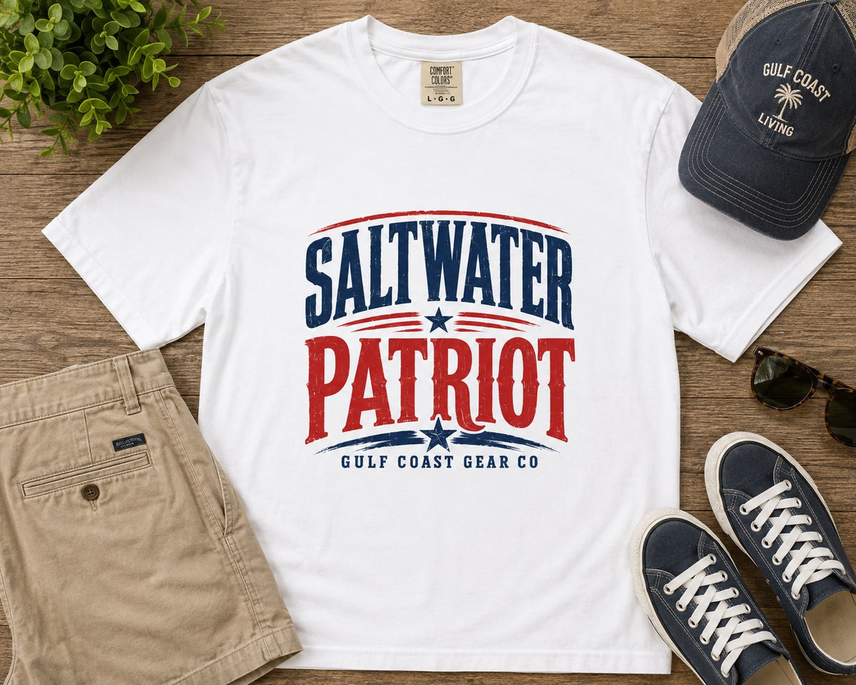 Saltwater Patriot | Premium Heavyweight Tee