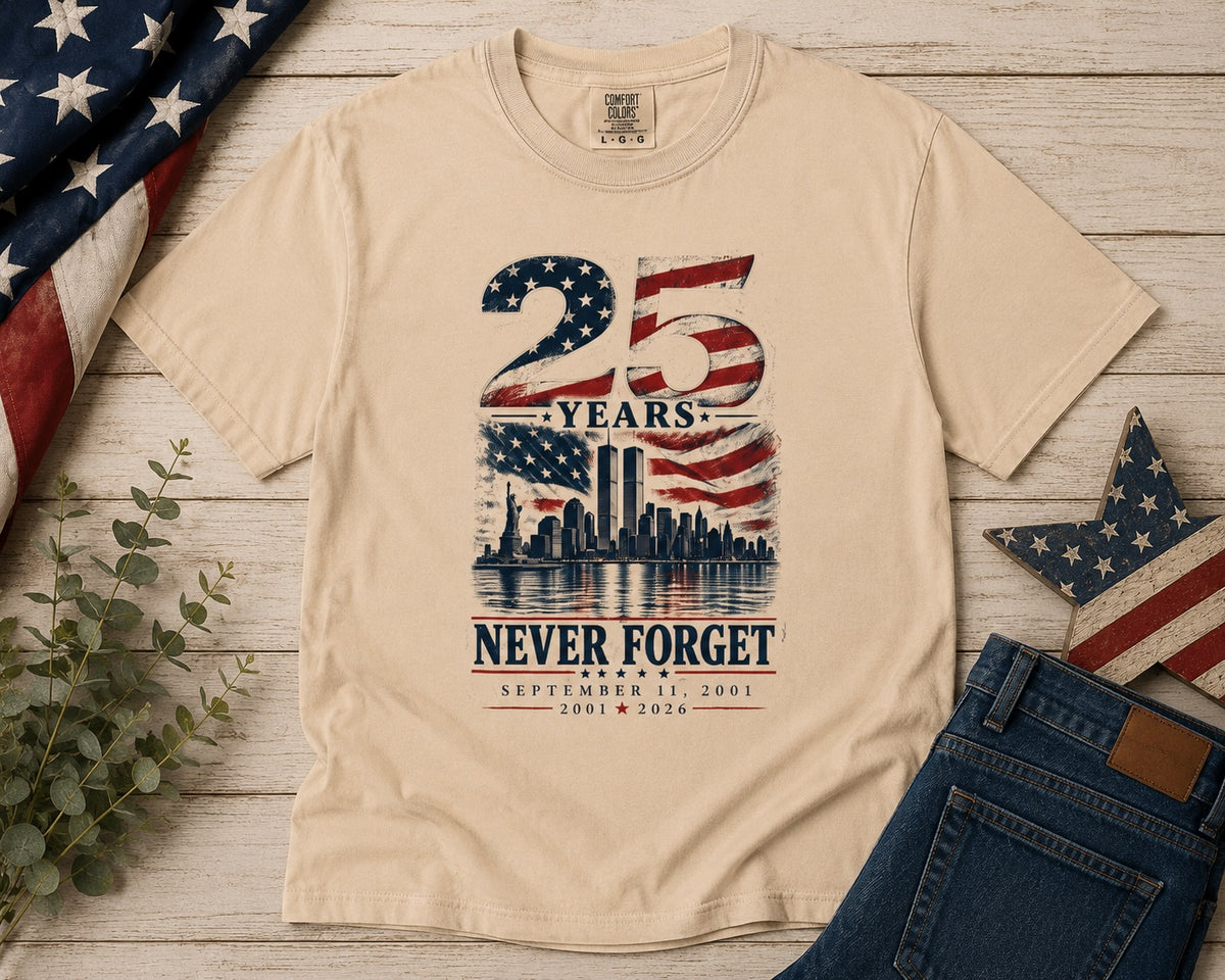 Never Forget | Premium Heavyweight Tee