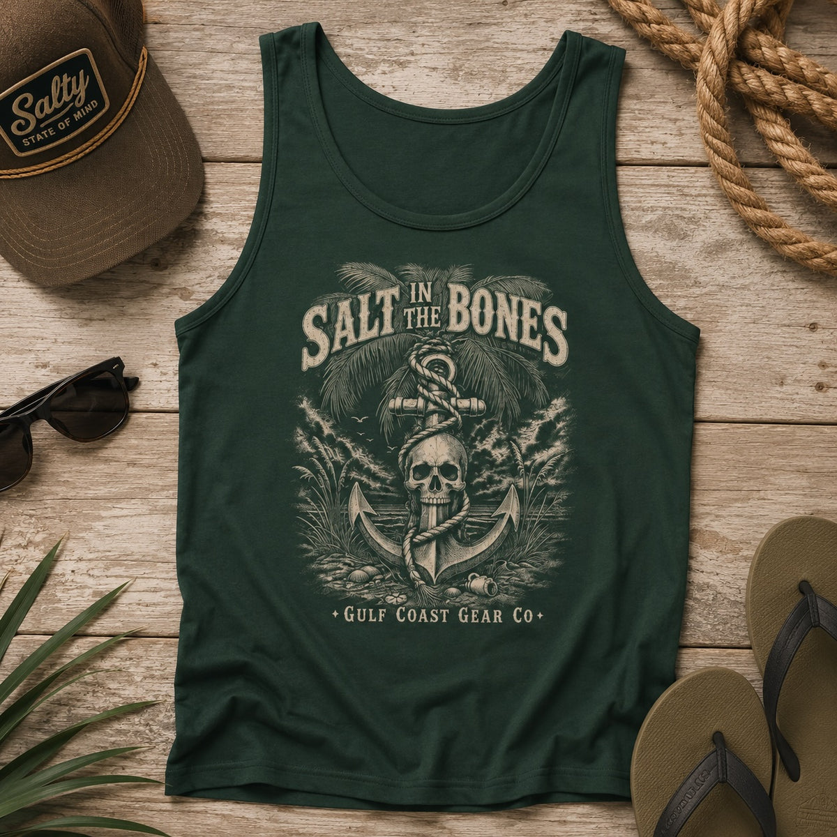 Salt In The Bones | Premium Unisex Tank Top