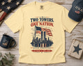 Two Towers heavyweight tee in Butter