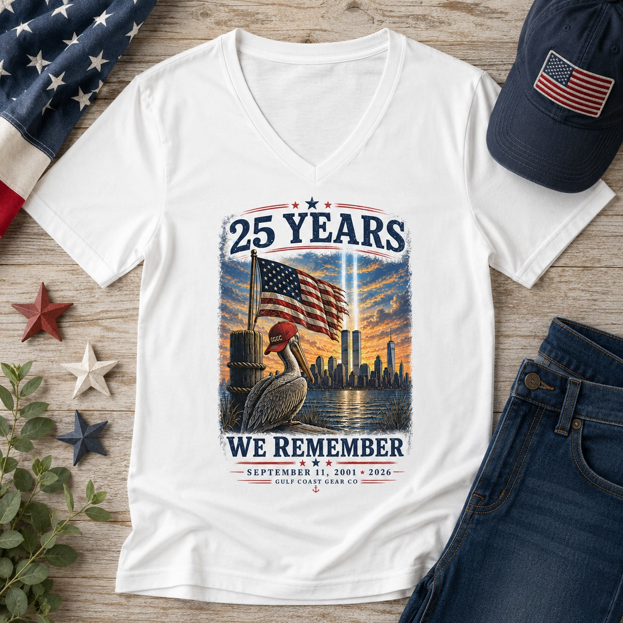 We Remember | Premium Unisex V-Neck Tee