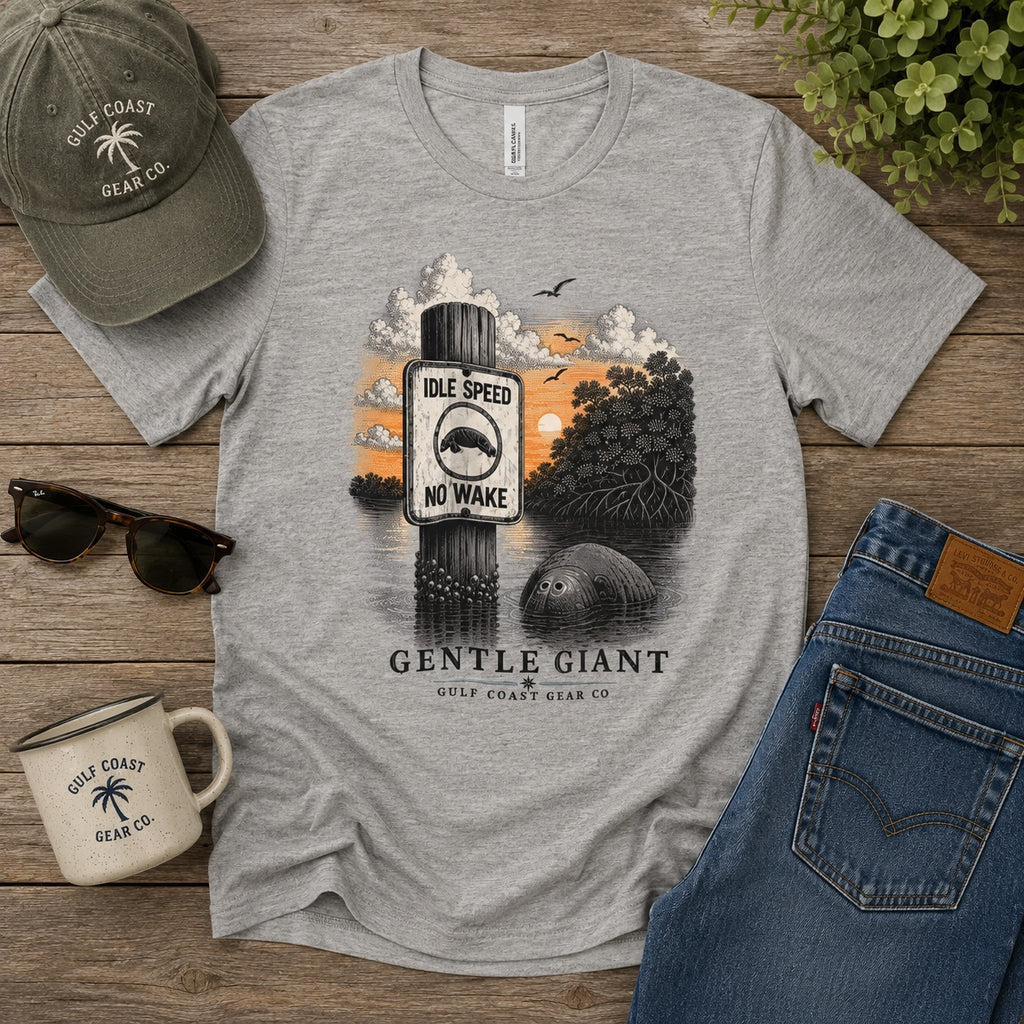 Gentle Giant Manatee |  Unisex Crewneck T-shirt