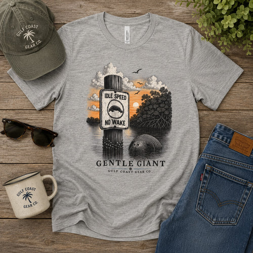 Gentle Giant Manatee |  Unisex Crewneck T-shirt