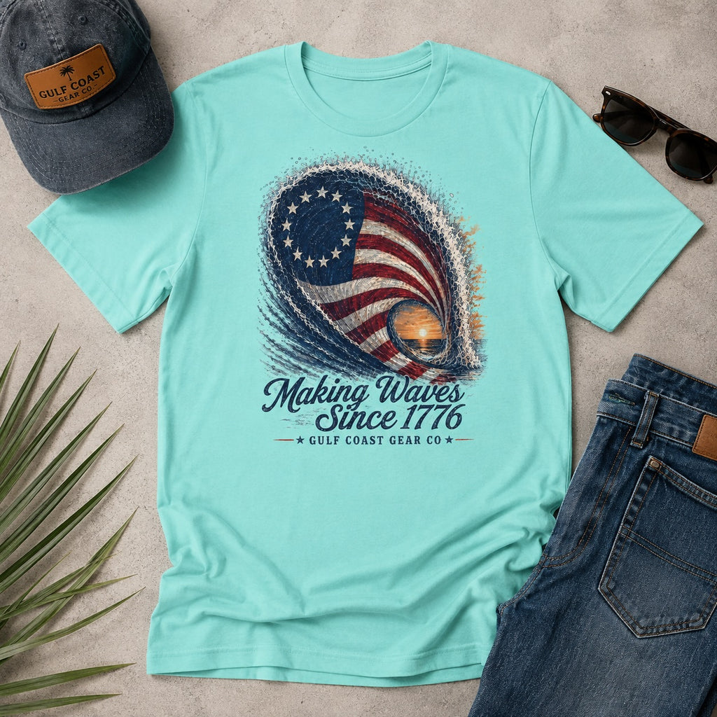 Making Waves Since 1776 | Unisex Crewneck Tee