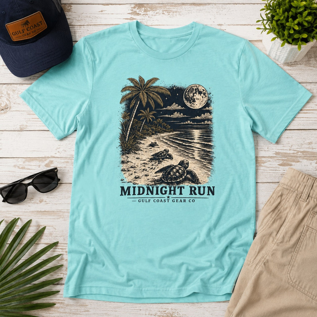Sea Turtle Midnight Run | Unisex Crewneck Tee