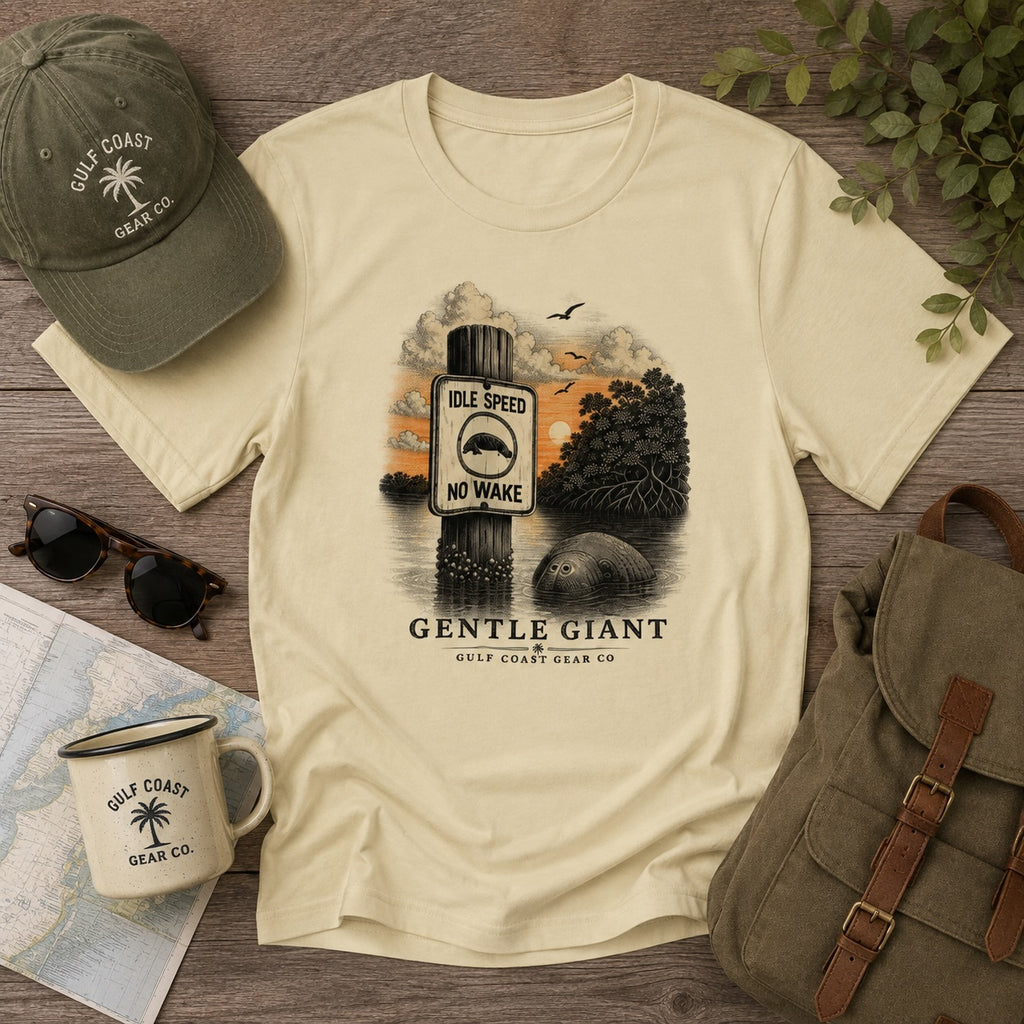 Gentle Giant Manatee |  Unisex Crewneck T-shirt