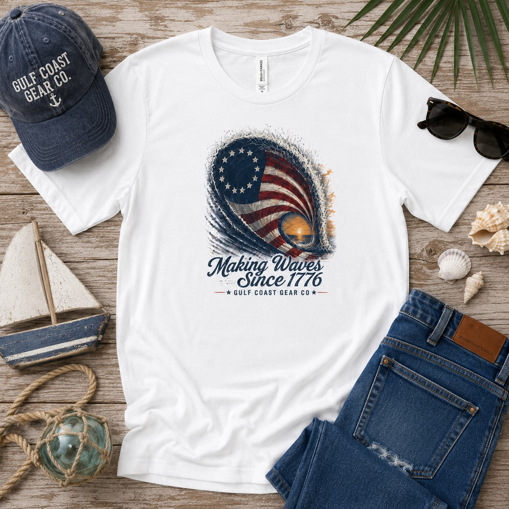 Making Waves Since 1776 | Unisex Crewneck Tee